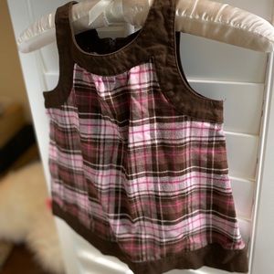Gymboree Plaid Top (sz 5)